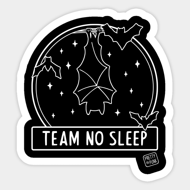 Team No Sleep Bats Sticker by prettyinpunk